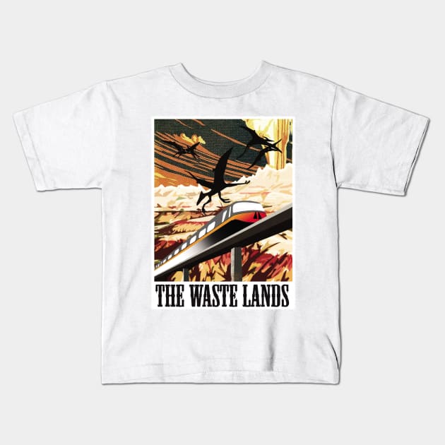 Visit The Waste Lands! Kids T-Shirt by RocketPopInc